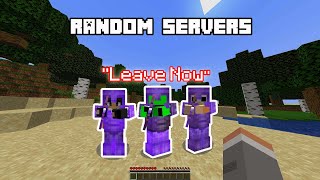 joining random people's minecraft servers