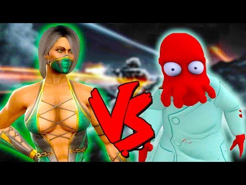 Jade Vs Zoidberg Zombie Army - Epic Battle - Mortal Kombat Costume Skin Mod