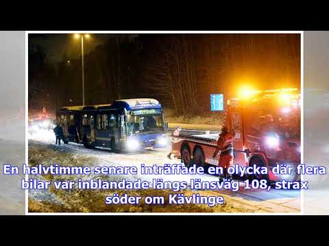 Extrem halka orsakar många olyckor