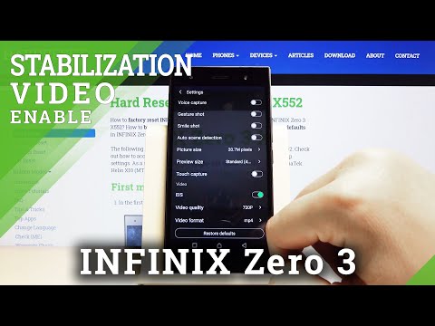 How to Turn On Image Stabilization in INFINIX Zero 3 – Find Electric Image Stabilization