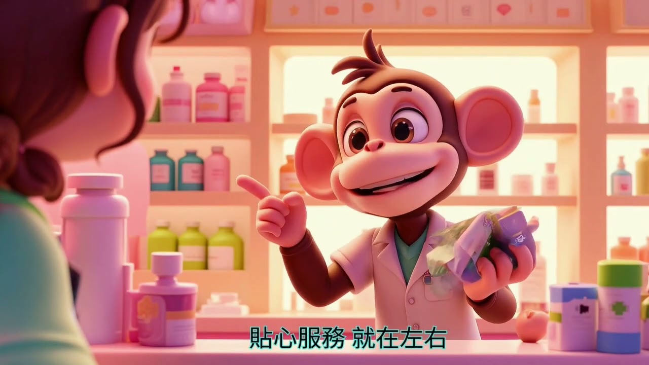 猴子藥局 你的好朋友 - AI健康醫療影片