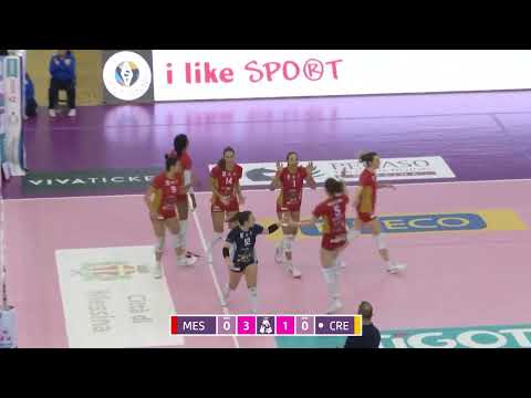 HIGHLIGHTS - 1° SET - AKADEMIA CITTA' DI MESSINA vs CREMONAUFFICIO ESPERIA CREMONA