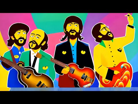 The Beatles AI generated song "Daddy's Car" : unofficial music video (not my audio)