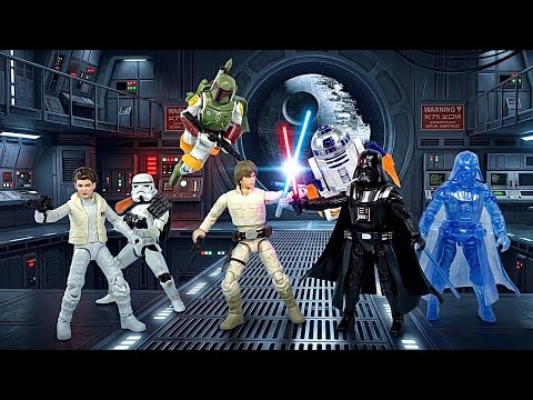 NEW!!! Star Wars Figures Empire Strikes Back! Darth Vader Luke Skywalker Boba Fett Chefatron Review