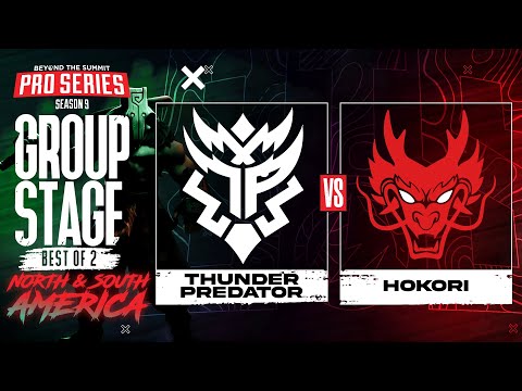 Thunder Predator vs Hokori Game 1 - BTS Pro Series 9 AM: Group Stage w/ Kmart & ET