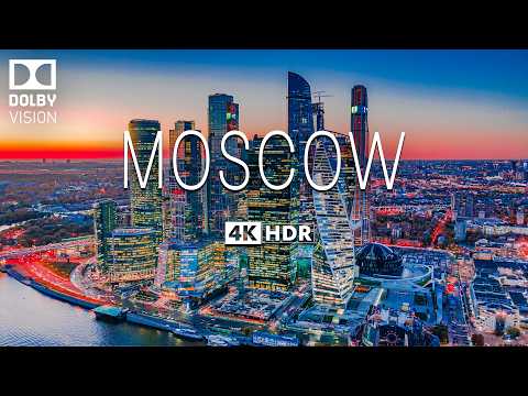 MOSCOW 4K Video Ultra HD - Inspiring Cinematic Music With Beautiful Cityscape - 60 FPS