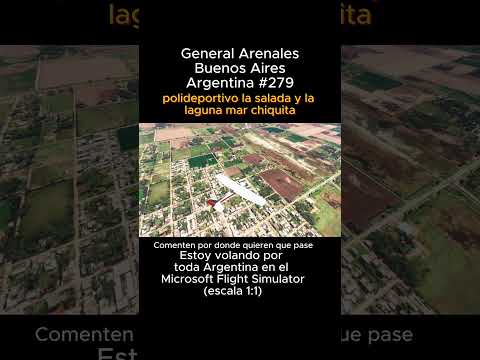 General Arenales, Buenos Aires desde el Microsoft Flight Simulator #generalarenales #buenosaires