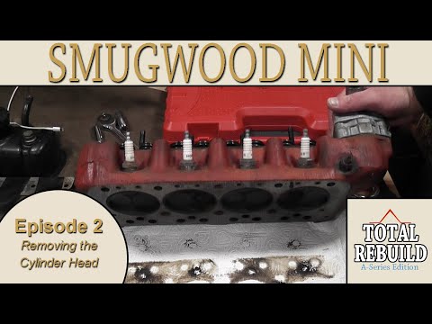 Classic Mini A+ Series Engine Total Rebuild Episode 2 - Removing The Cylinder Head
