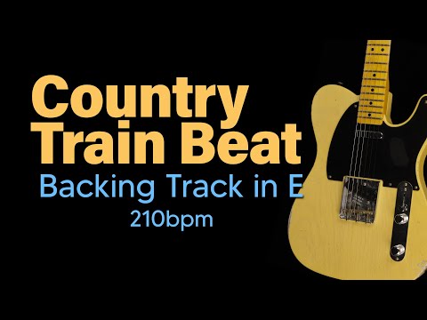 Honky Tonk Country Guitar Backing Track Jam in E