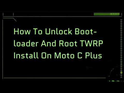 How to root and unlock bootloader and install twrp custom recovery on moto c plus
