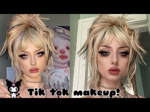 emo tiktok makeup transformation