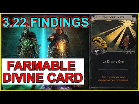 Early 3.22 Discoveries. Found: Good Drop Rate Divine Orb Div Card - Path of Exile Ancestors POE