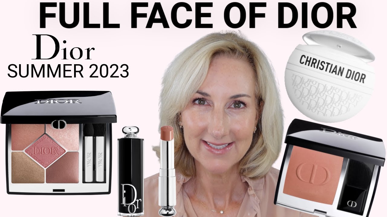 FULL FACE OF DIOR BEAUTY | SUMMER 2023 COLLECTION | ROSE DU SOIR LOOK!