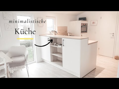 Minimalistische und kleine Küche I Küchen Roomtour I less waste und organisieren I saltypeanut