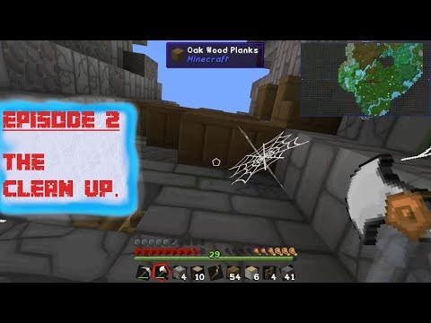 Minecraft Enigmatica 2 Expert Episode 2 - The clean up.