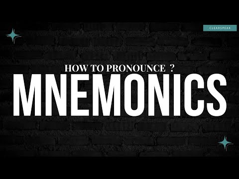 How to Pronounce Mnemonics in English