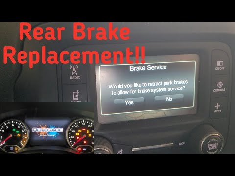 Jeep Renegade Rear Brake Replacement. #jeeplife #brakes #diy
