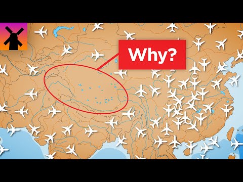 為什麼飛機不飛越西藏上空？ (Why Planes Don't Fly Over Tibet)