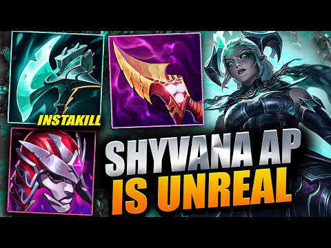 PRESEASON AP SHYVANA JUNGLE IS OP! ONE SHOTS! Season 13 League of Legends