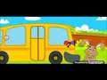 Hooplakidz Wheels On The Yellow Bus Reverse Full Song My Version