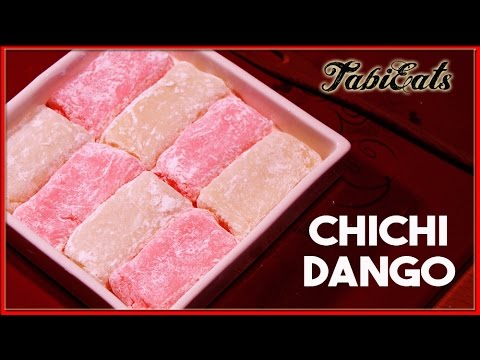 Chichi Dango (Japanese Traditional Sweets Recipe)【紅白に】ミルク餅でおめでたく