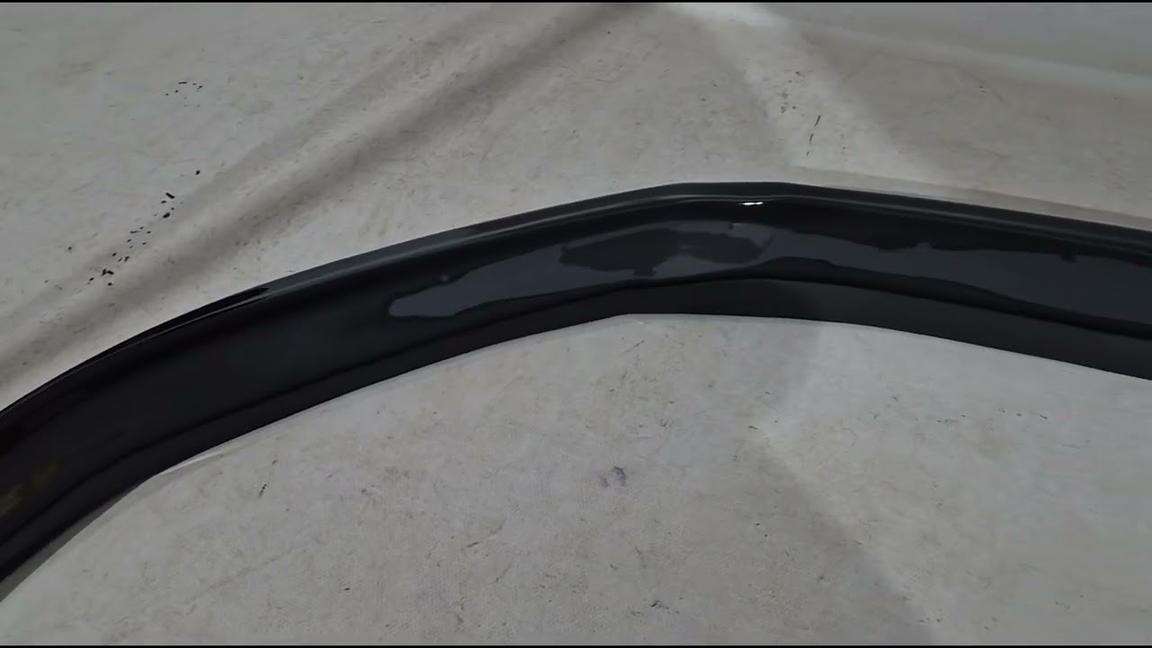 Audi A3 2012–2020 Front læbesplitter DPT V-2 (blank sort) Video 1