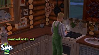🌿 sims 2 cozy farmhouse life | rustic farmhouse build, gardening & quiet gameplay