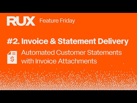 Feature Friday Episode 2: Invoice & Statement - Automated Customer Statements w/ Invoice Attachments