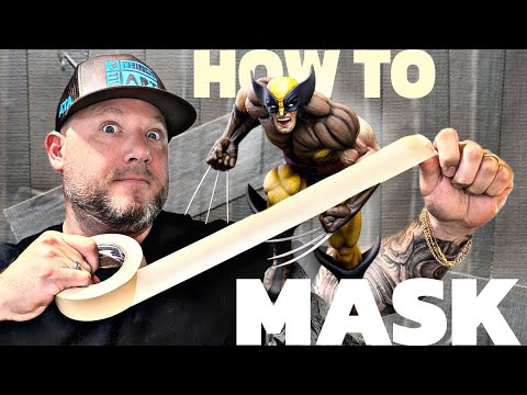 3 Professional Methods for Masking 3D Prints - Tamiya Tape, Liquid Mask & Silly Putty Guide