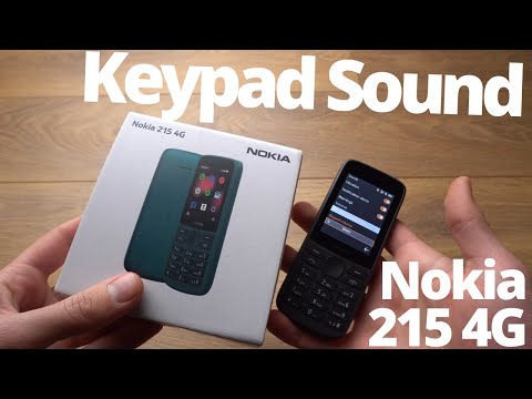 Remove or Change Keypad Sound Volume on Nokia 215 4G Mobile Phone