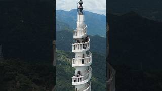 Could you climb this tower? 😵 #srilanka #travel #adventure