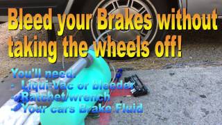 Bleed your Brakes without taking the wheels off!