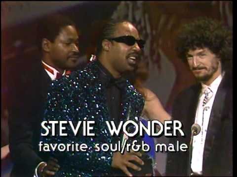 Stevie Wonder Wins Soul/R&B Male - AMA 1986