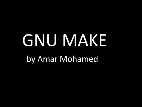 Gnu Make _4 Pattern Rules