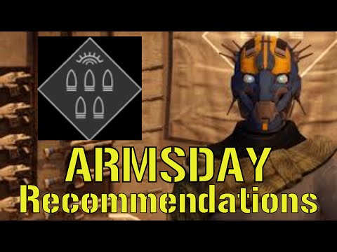 Destiny - Armsday Recommendations 6/22/16