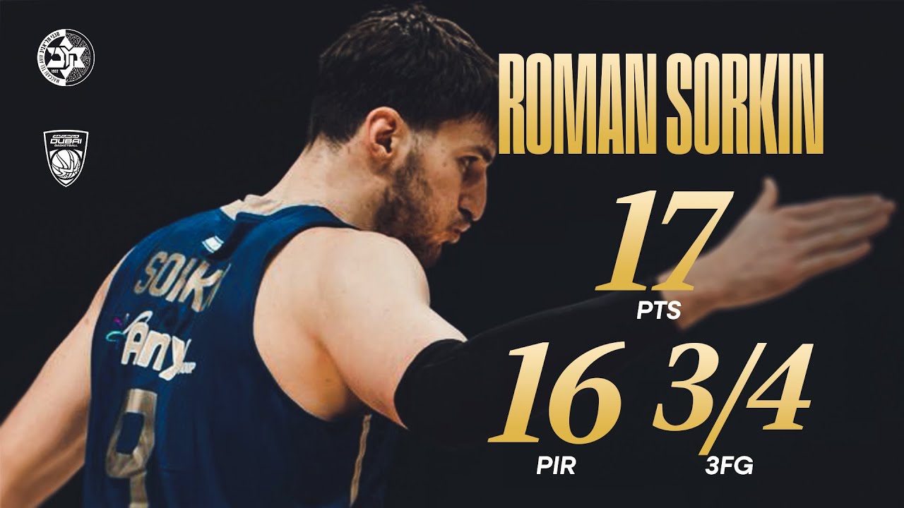 היילייטס רומן סורקין נגד דובאי - 17 נקודות (עונה 2025/26)