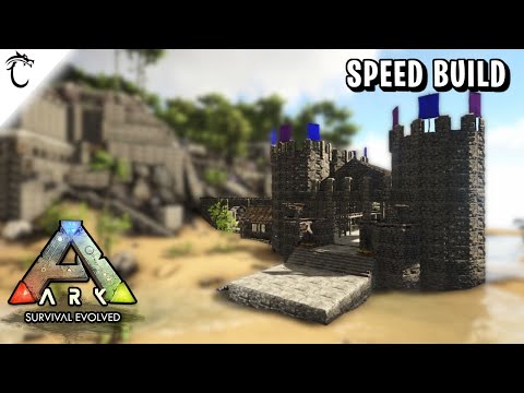 ARK - Castle Crafting Area - Speed Build - Ep2 CAMELOT Server