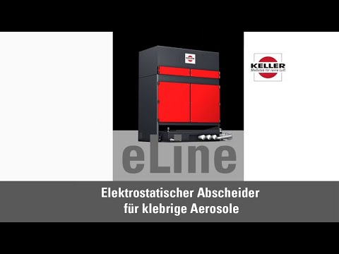 eLine - Elektrostatischer Abscheider für klebrige Aerosole