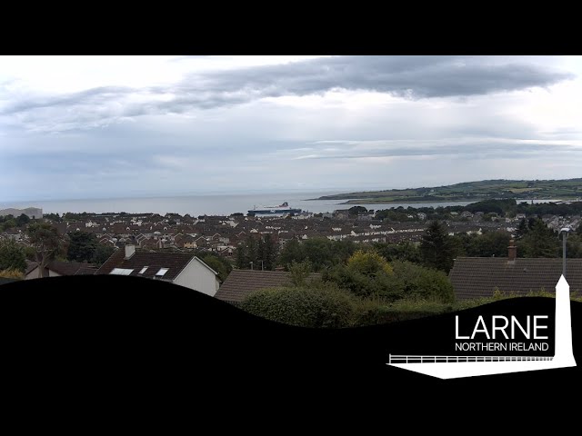 Live webcam view of Larne Harbour and Coastline View