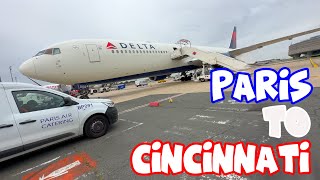 From Paris (CDG) to Cincinnati (CVG): 9-Hour Journey with Delta Airlines