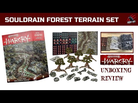 SOULDRAIN FOREST UNBOXING - WARHAMMER WARCRY RAVAGED LANDS TERRAIN SET - What’s In The Box?
