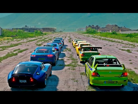 COPA VELOZES E FURIOSOS NO AEROPORTO ABANDONADO - FORZA HORIZON 5