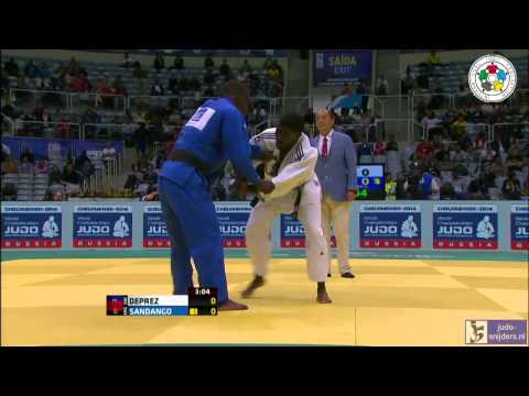 Judo 2013 World Championships Rio de Janeiro: Deprez (HAI) - Sandango (ANG) [-73kg]