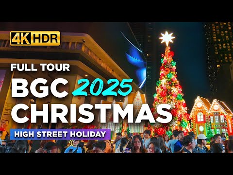 CHRISTMAS Has Arrived in BGC! | The 2025 High Street Holiday in BONIFACIO GLOBAL CITY PHILIPPINES