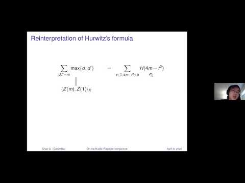 On the Kudla-Rapoport conjecture - Chao Li