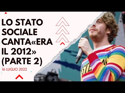 Lo Stato Sociale • Era il 2012 • Parte 2 • monologo •