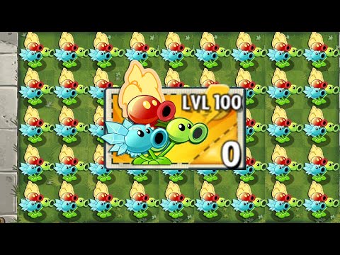 SUPER ThreePeater Vs All Zombie - PvZ 1 Battlez - Plant vs Zombie - Who Will Win?