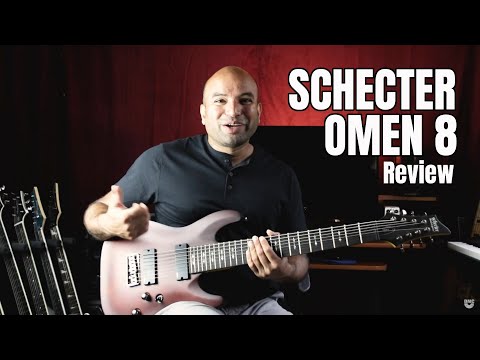 Восьмиструнная электрогитара Schecter OMEN-8 WSN