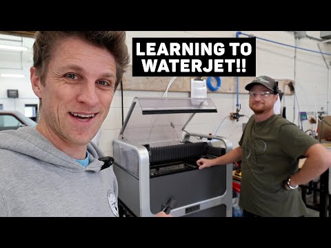 John Learns How To Waterjet!! | WAZER Pro