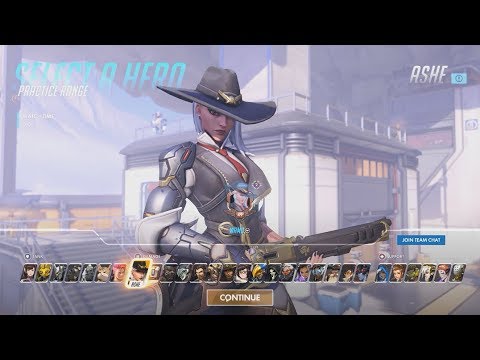 Overwatch - Ashe & Bob Gameplay - New Hero! Ultimate Included